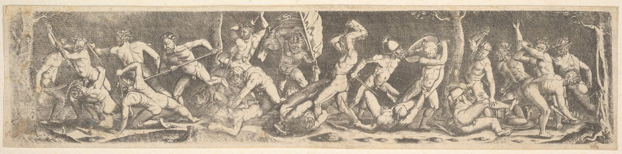 Battaglia per lo stendardo, copia, inizio XVI secolo da Barthel Beham