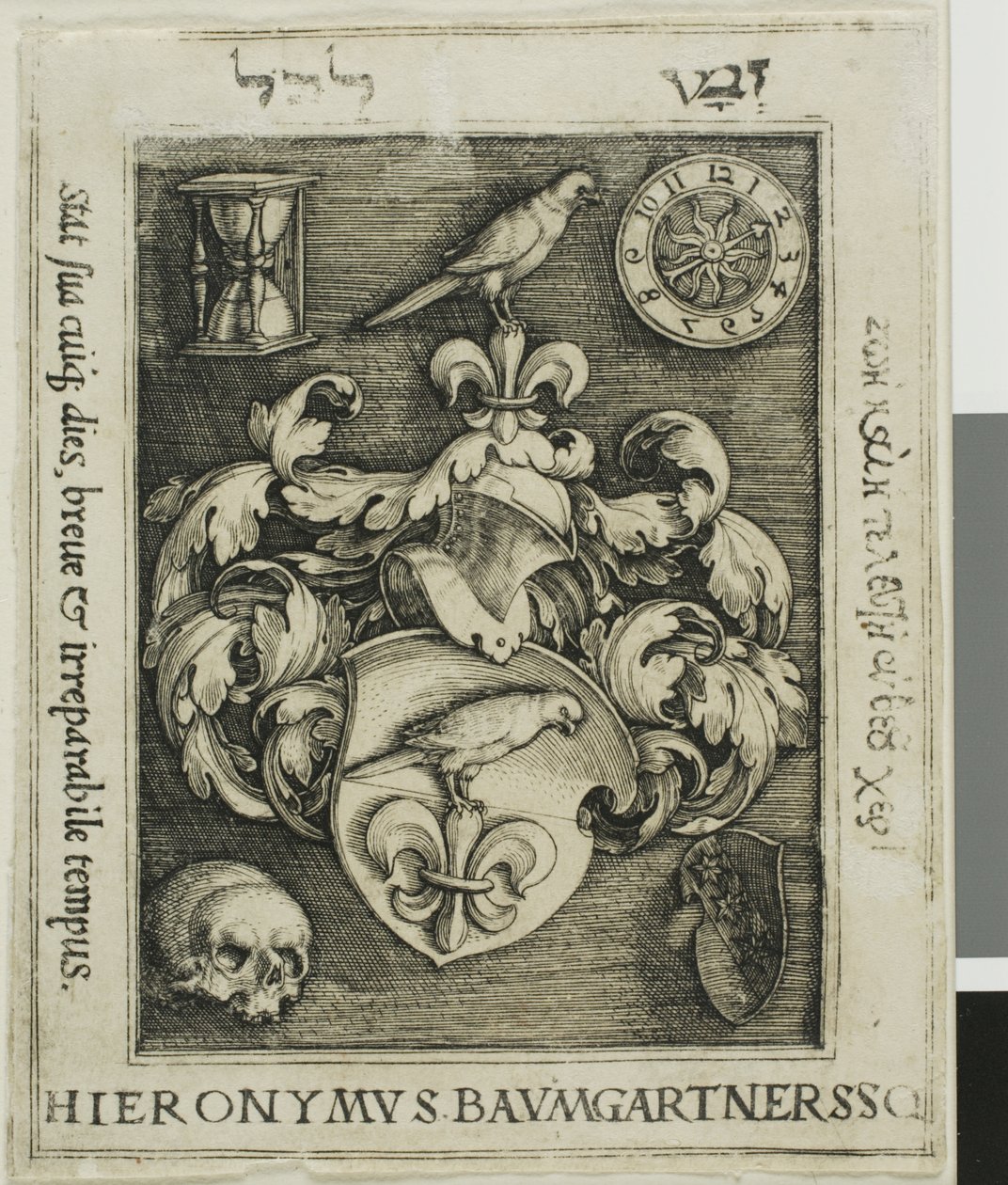 Targa di Hieronymous Baumgärtner da Barthel Beham