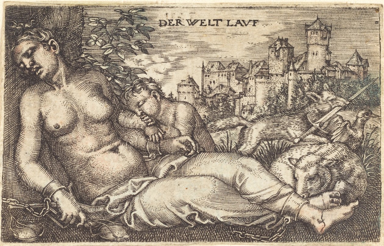 Il corso del mondo (Giustizia dormiente) da Barthel Beham