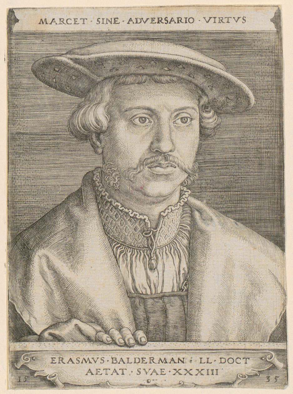 Ritratto del dottor Erasmus Baldermann da Barthel Beham