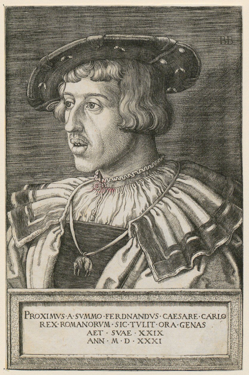 Ritratto del re Ferdinando I da Barthel Beham