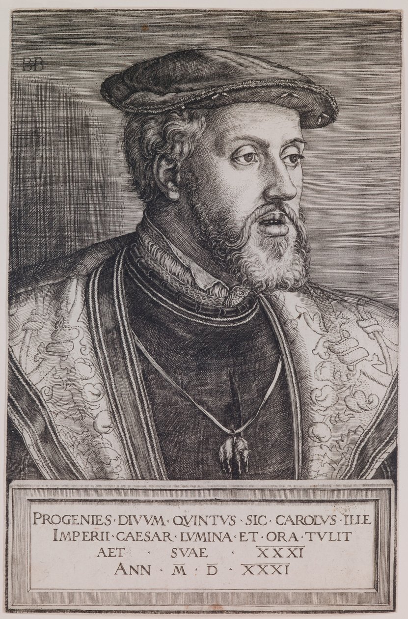 Ritratto di Charles Quint da Barthel Beham