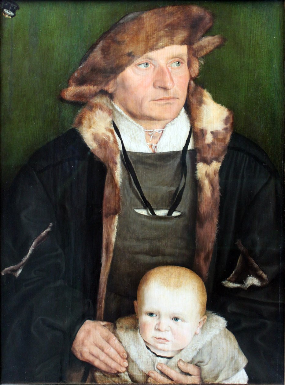 Ritratto di Hans Urmiller e di suo figlio da Barthel Beham