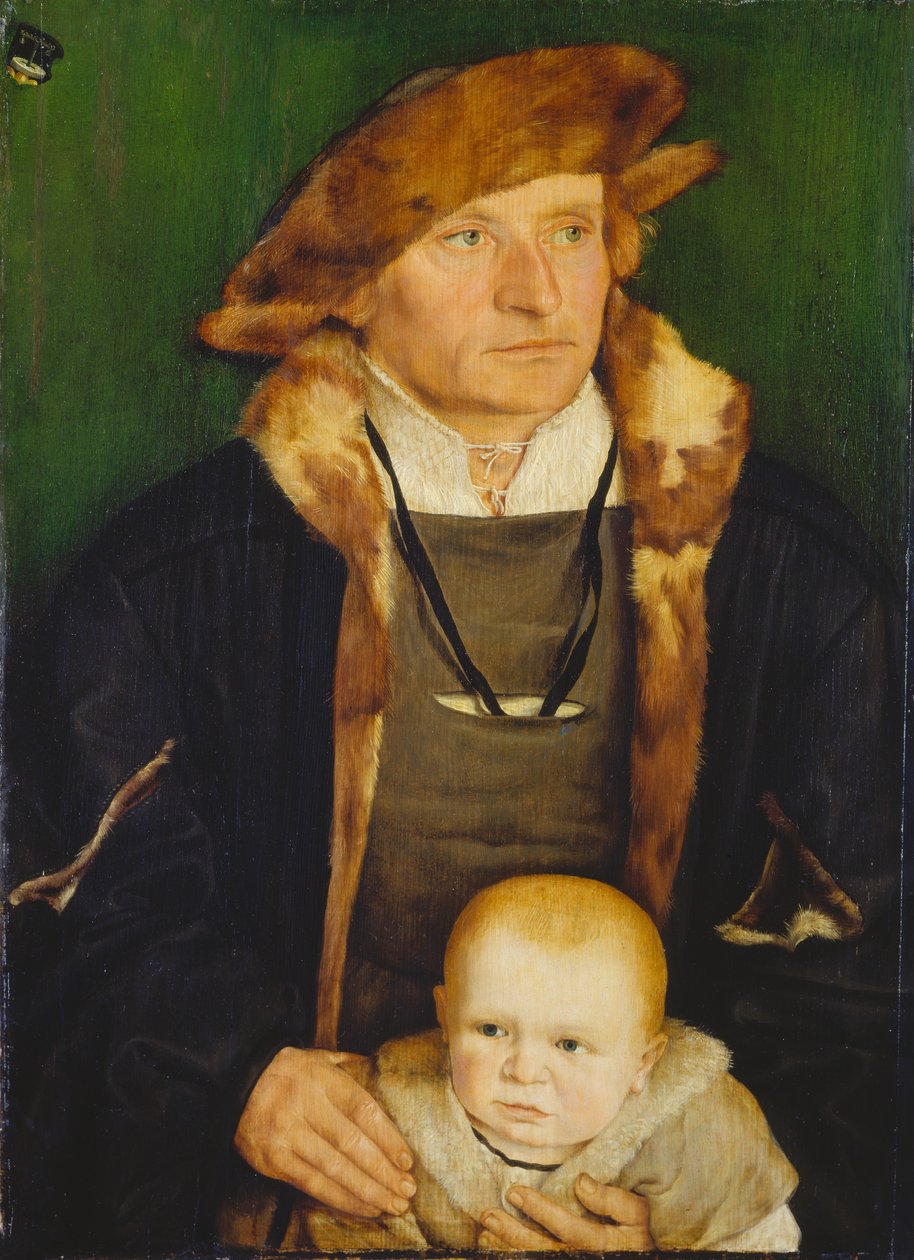 Ritratto di Hans Urmiller e di suo figlio da Barthel Beham