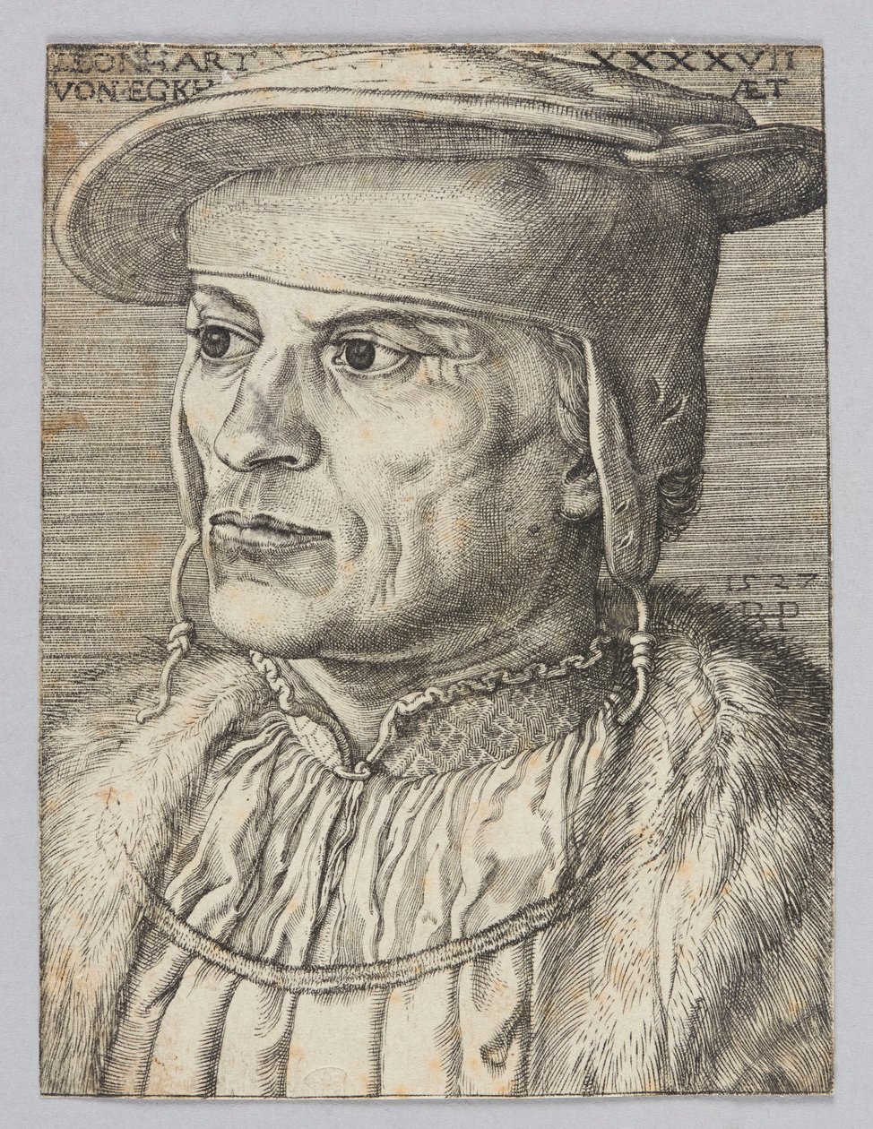 Ritratto di Leonard Van Eckh da Barthel Beham