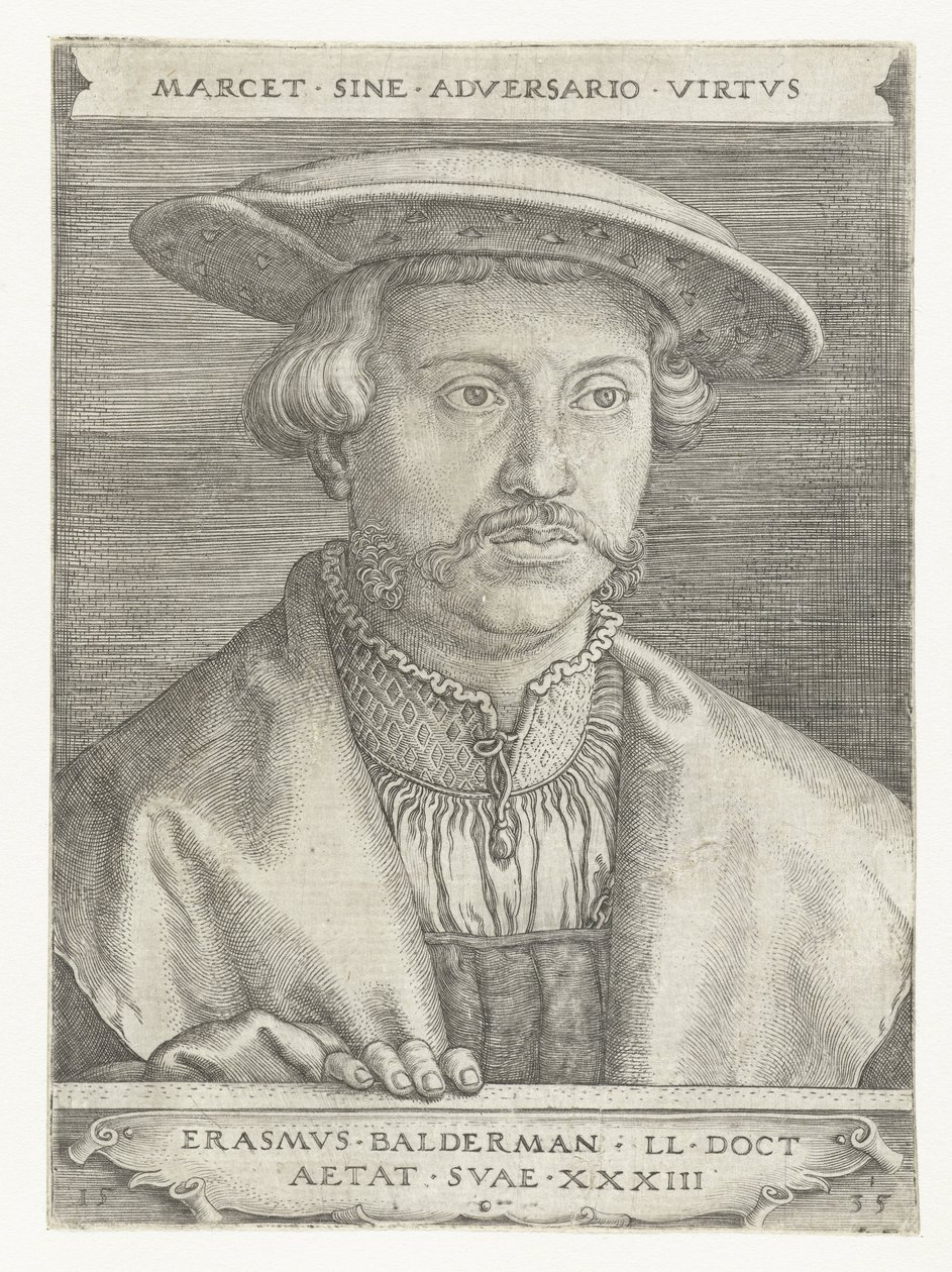 Ritratto di Erasmus Balderman da Barthel Beham