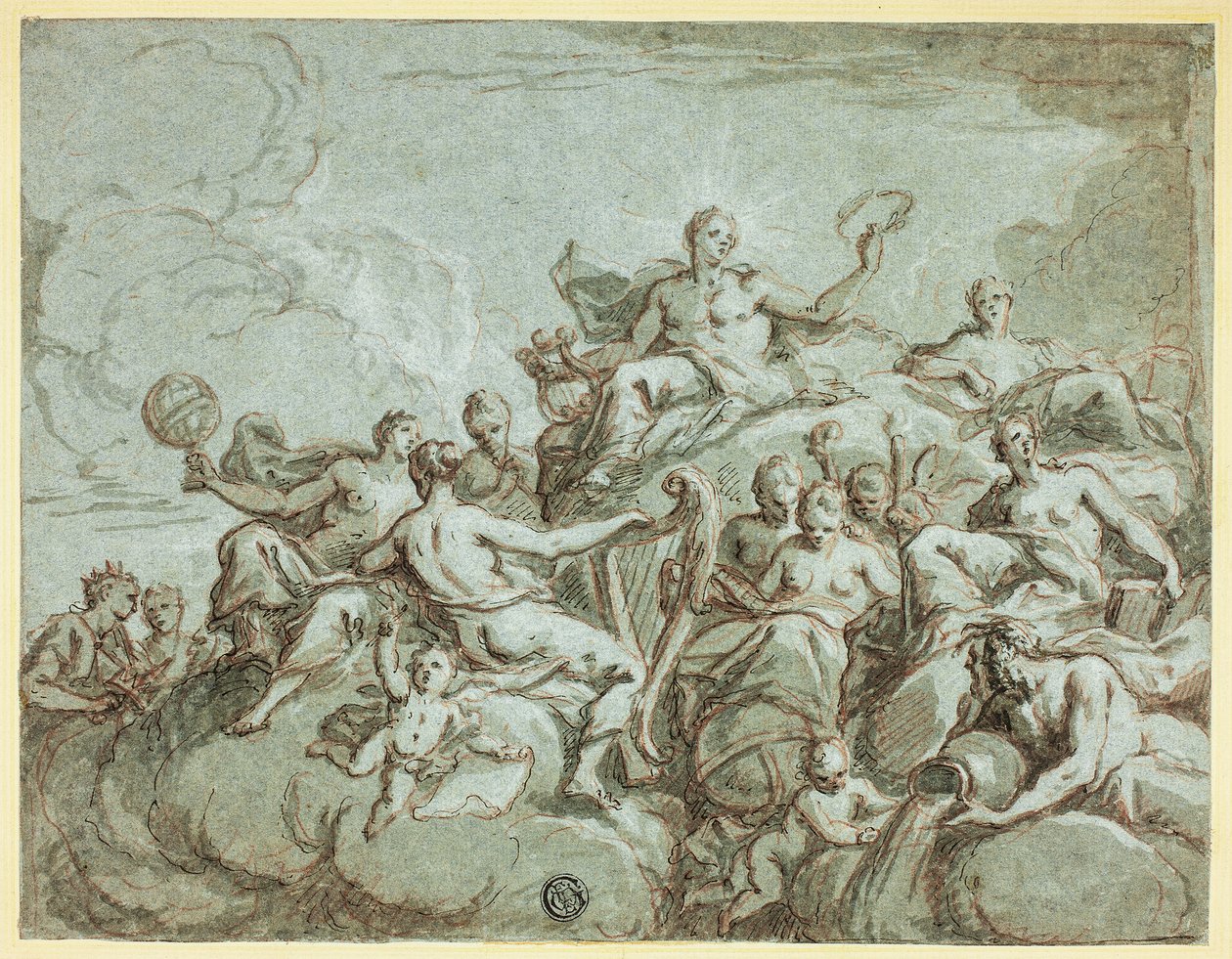 Apollo e le Muse da Bartholomaeus Spranger