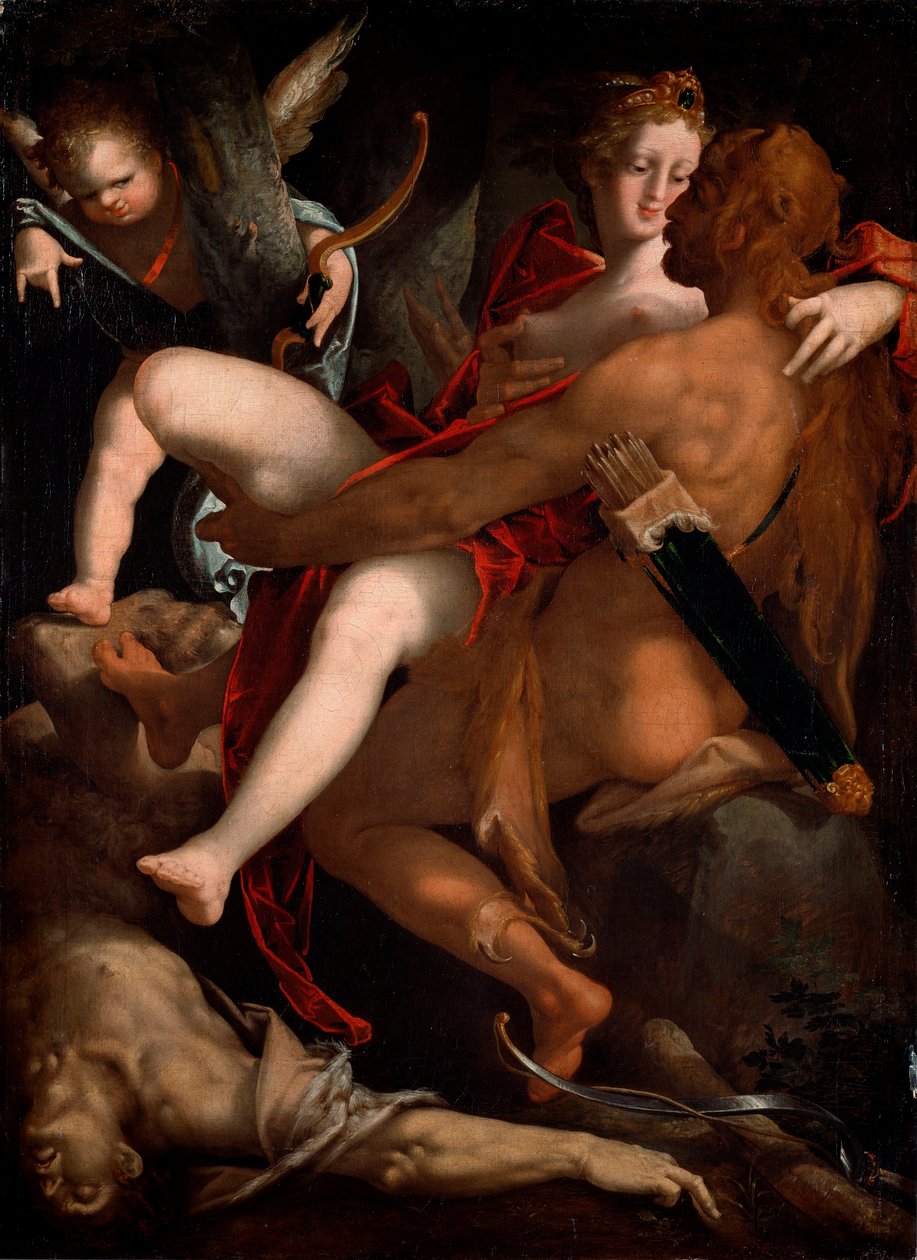 Ercole, Deianira e il centauro Nesso da Bartholomaeus Spranger