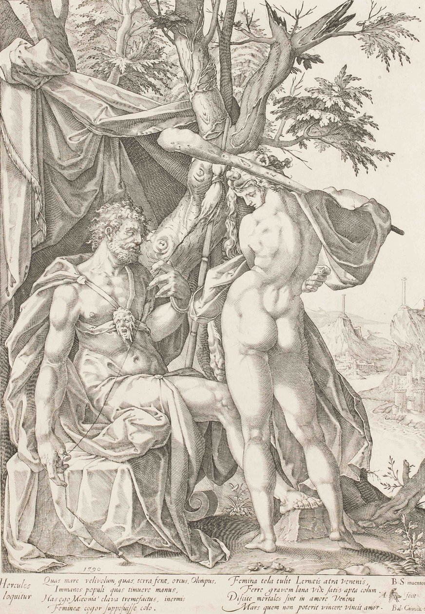 Ercole e Onfale, 1590 da Bartholomaeus Spranger