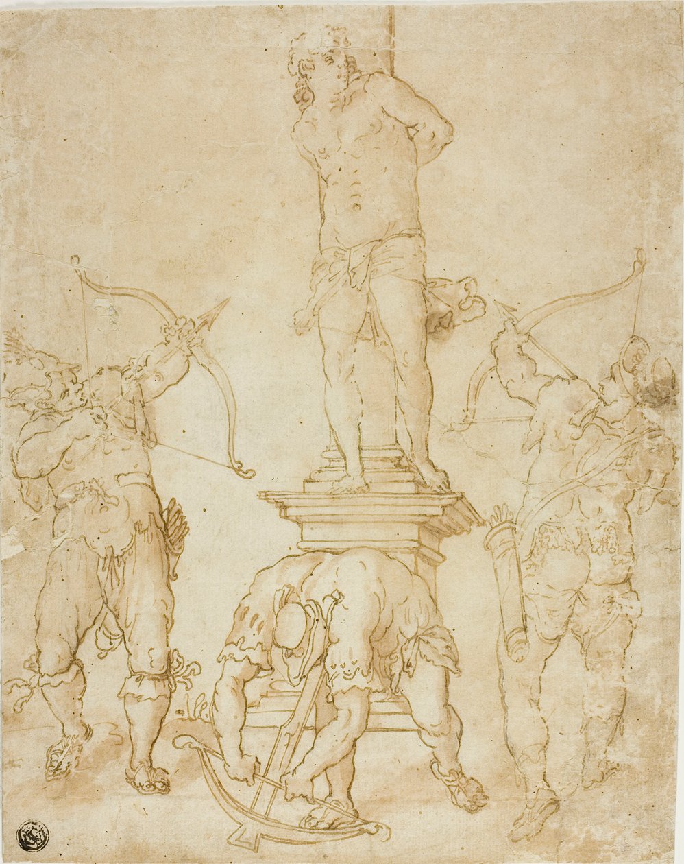Martirio di San Sebastiano da Bartholomaeus Spranger