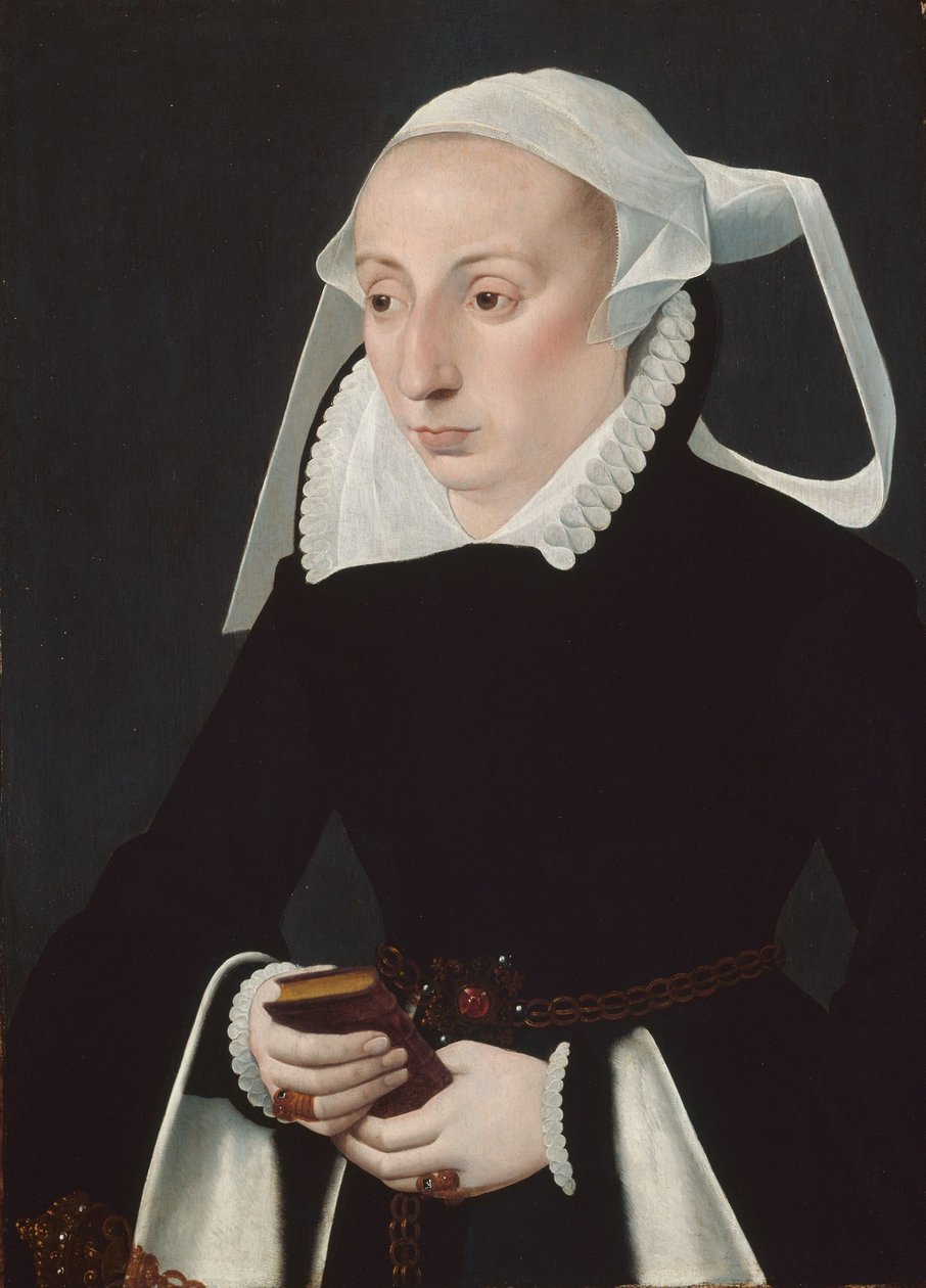 Ritratto di una donna con un libro di preghiere da Bartholomaus the Younger Bruyn