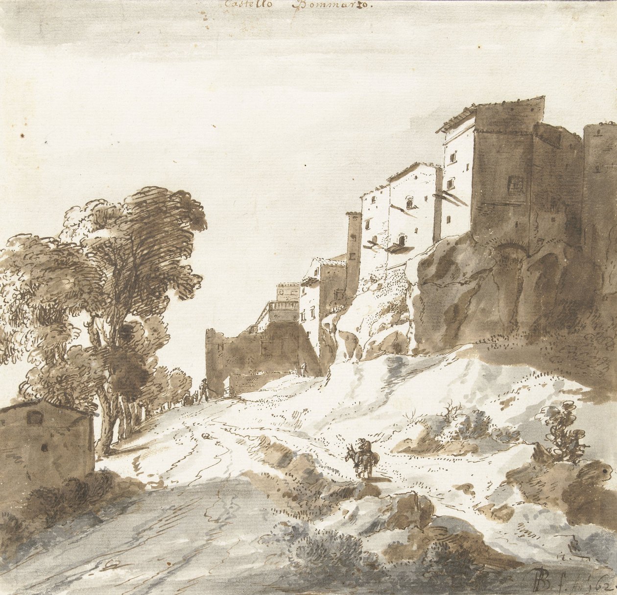 Castello Bomarzo, 1625 da Bartholomeus Breenbergh