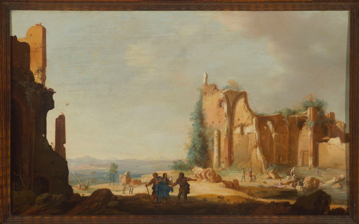 Cristo in cammino verso Emmaus da Bartholomeus Breenbergh