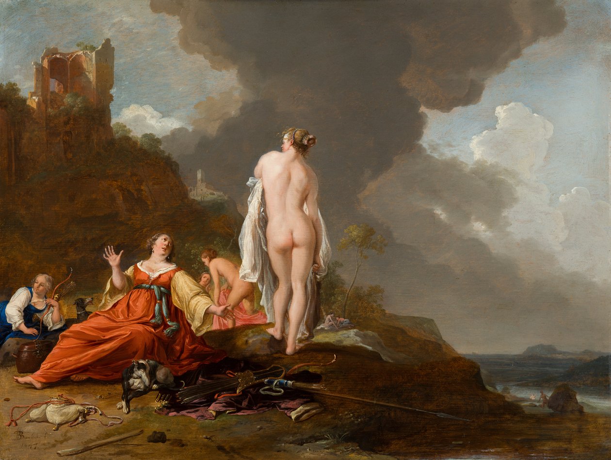 Paesaggio con ninfa della caccia (e Diana) da Bartholomeus Breenbergh