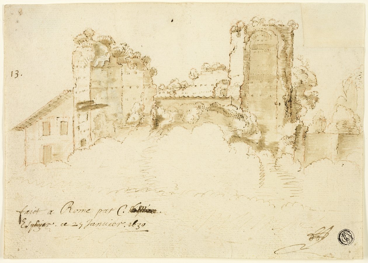 Paesaggio Romano da Bartholomeus Breenbergh