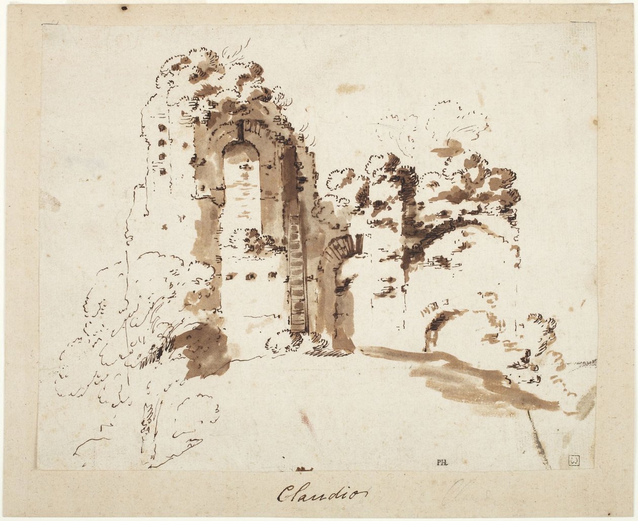 Rovine romane da Bartholomeus Breenbergh