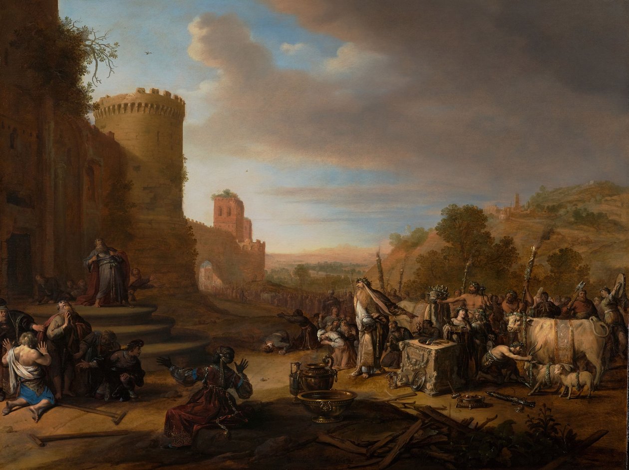 I santi Paolo e Barnaba a Listra (Il sacrificio a Listra) da Bartholomeus Breenbergh