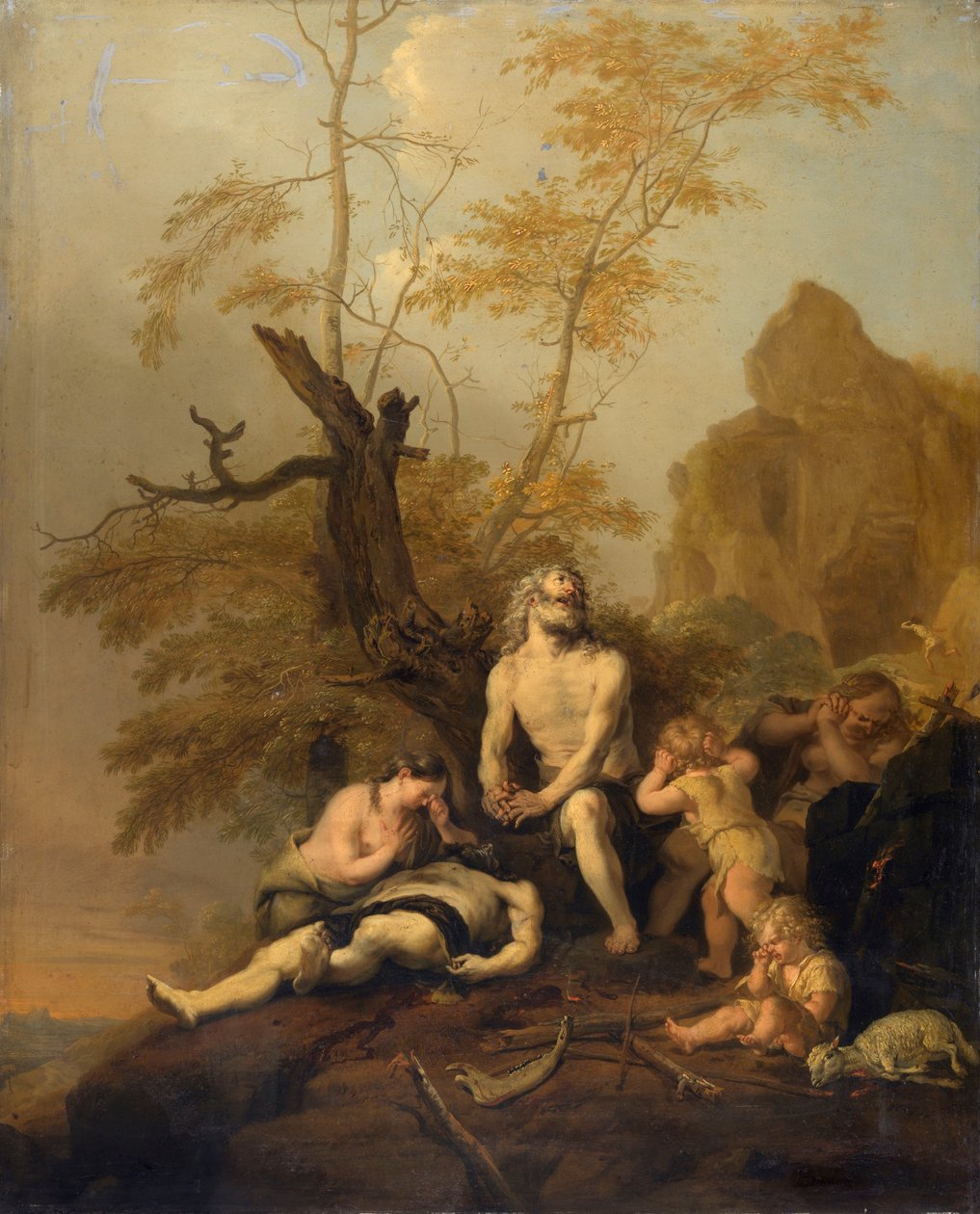 La morte di Abele da Bartholomeus Breenbergh