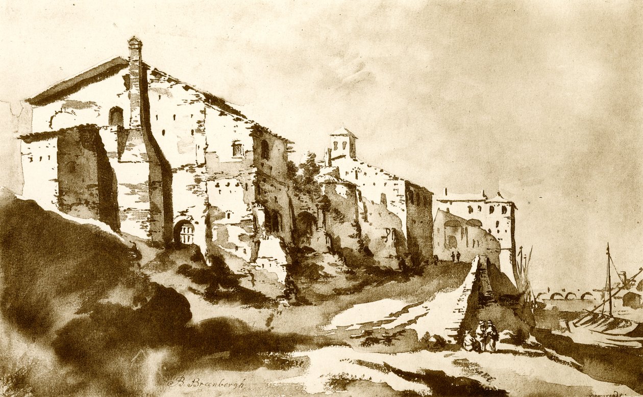 La Ripa Grande a Roma da Bartholomeus Breenbergh