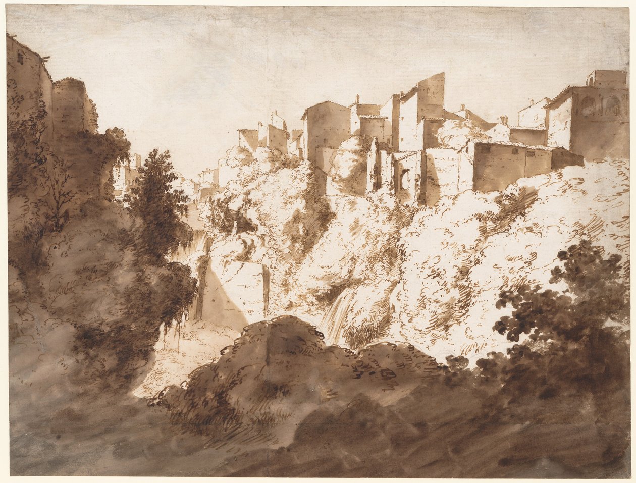 Vista di Tivoli da Bartholomeus Breenbergh