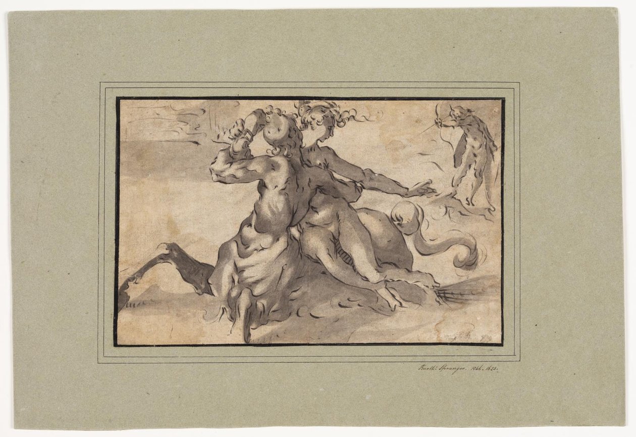 Ercole, Deianira e il centauro Nesso da Bartholomeus Spranger