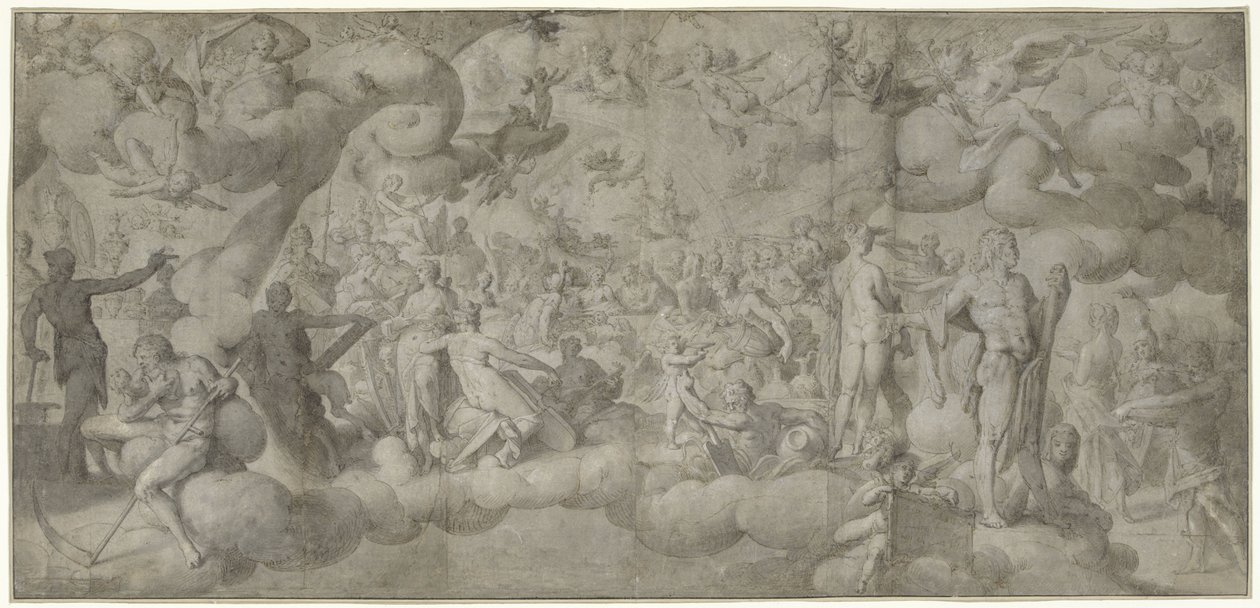 Il matrimonio di Cupido e Psiche da Bartholomeus Spranger