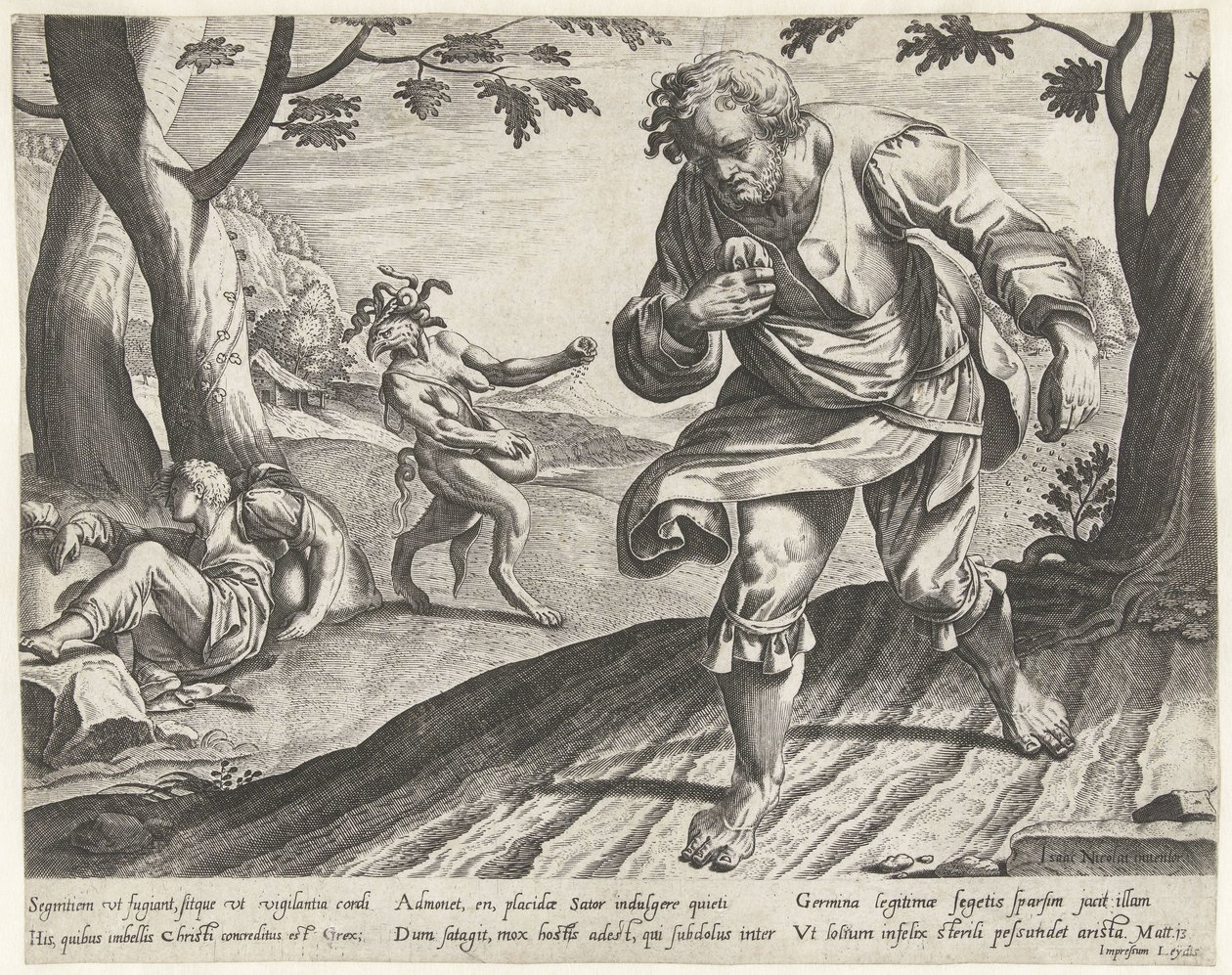 Parabola della zizzania da Bartholomeus Willemsz. Dolendo (attributed to)