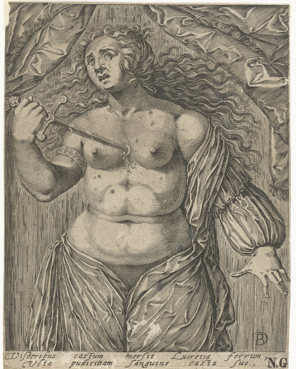 Suicidio di Lucrezia da Bartholomeus Willemsz. Dolendo