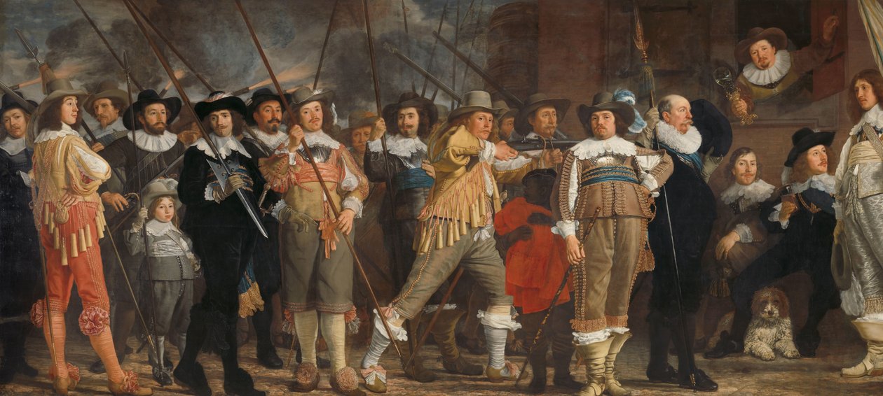 Compagnia di milizia del Distretto VIII sotto il comando del Capitano Roelof Bicker da Bartholomeus van der Helst