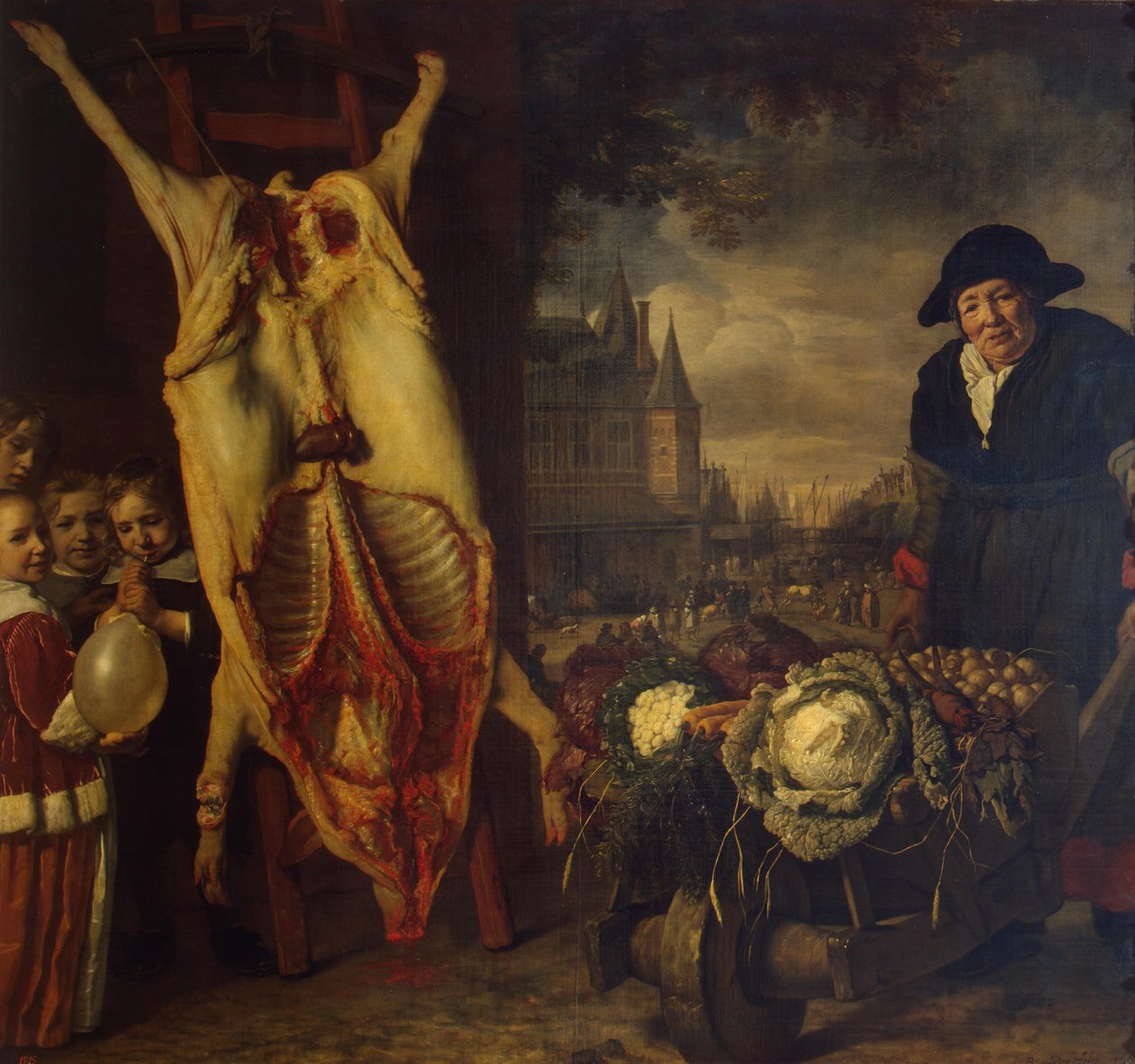 Il Nieuwmarkt di Amsterdam da Bartholomeus van der Helst