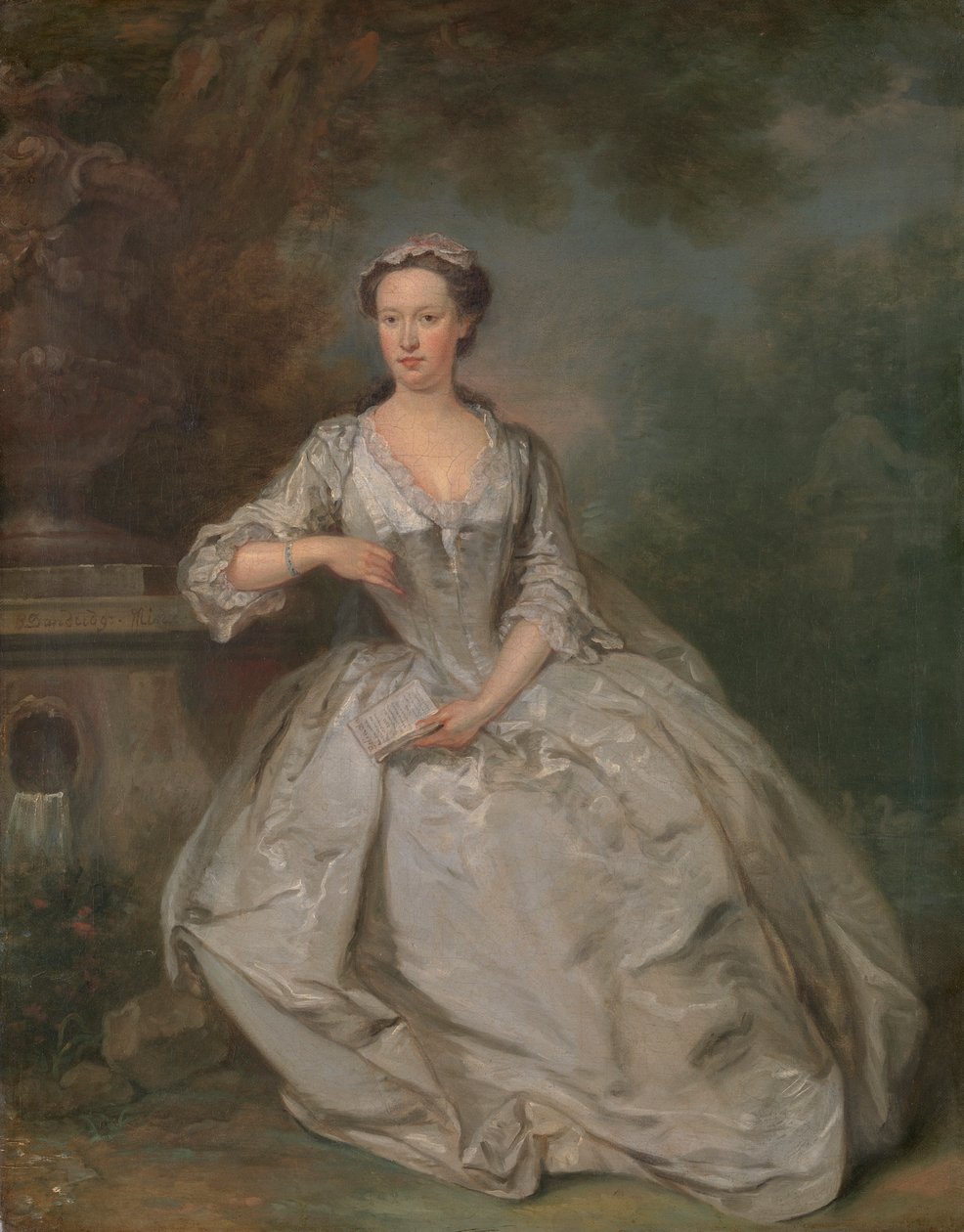 Una signora con un libro da Bartholomew Dandridge