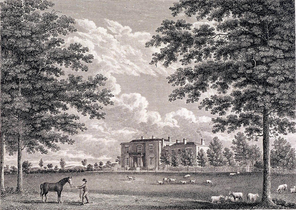 Brockwell Hall, Herne Hill, Lambeth, Londra, 1820 da Bartholomew Howlett