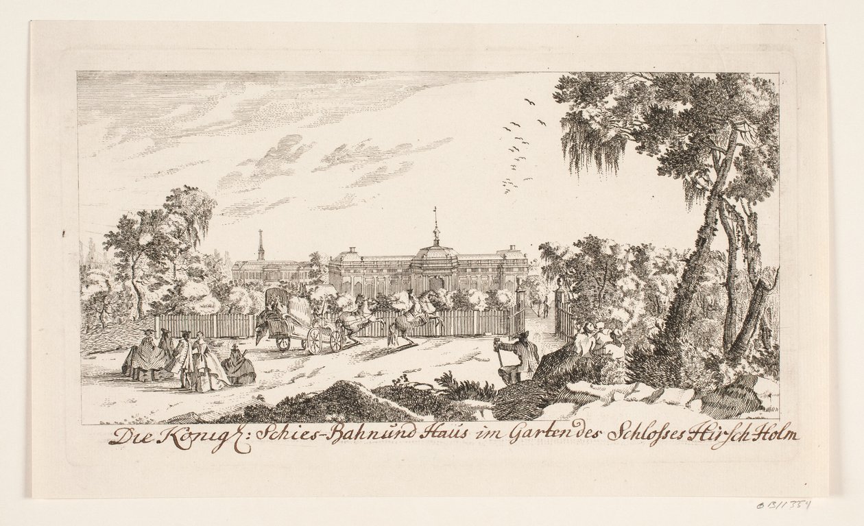 Il poligono di tiro presso il Castello di Hørsholm da Bartholomæus Roque