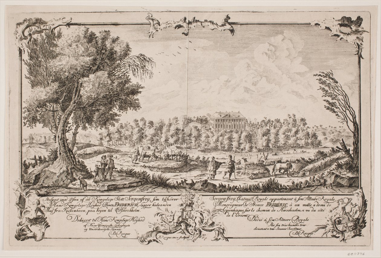 Castello di Sorgenfri da Bartholomæus Roque