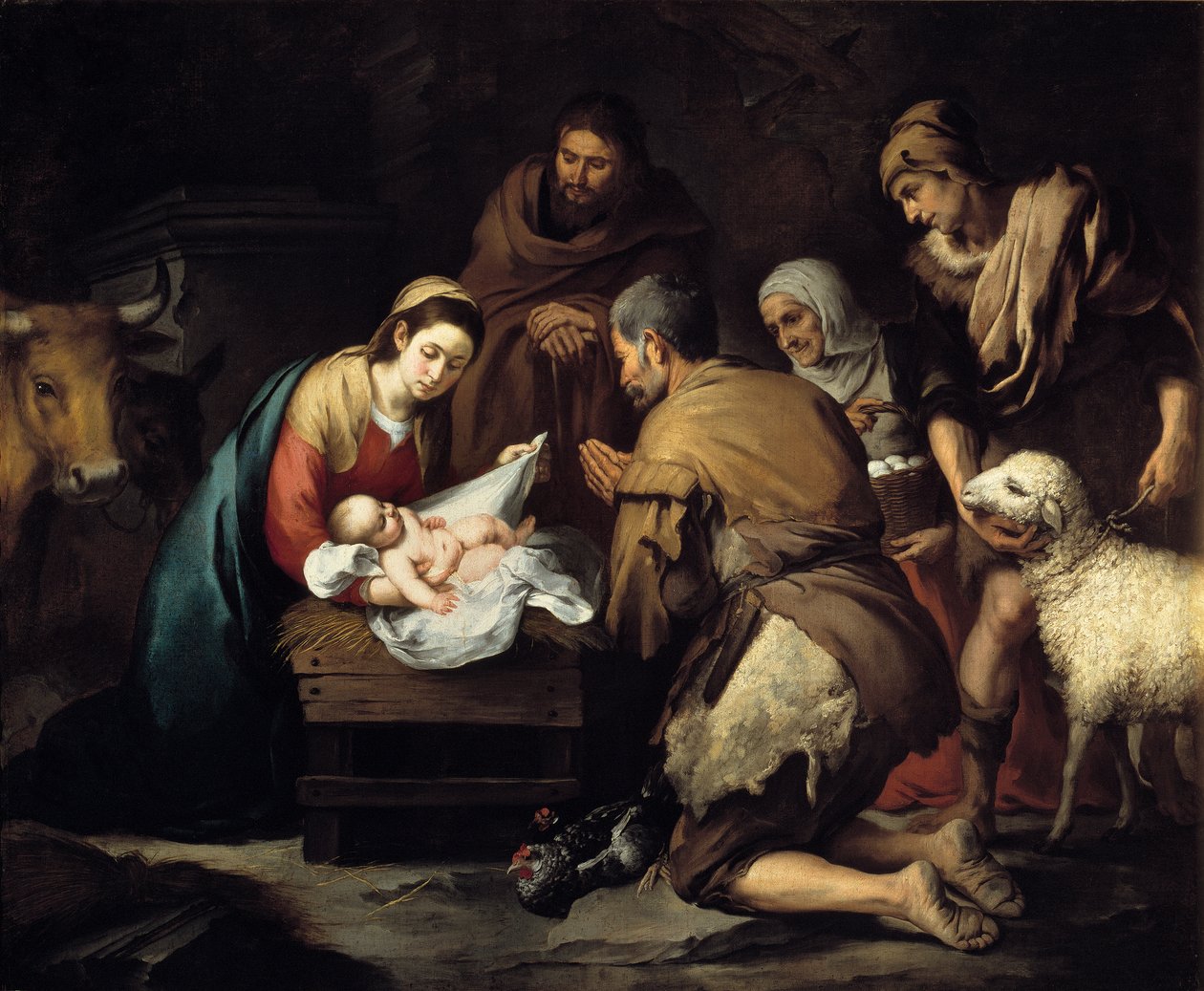 Adorazione dei pastori da Bartolomé Esteban Murillo