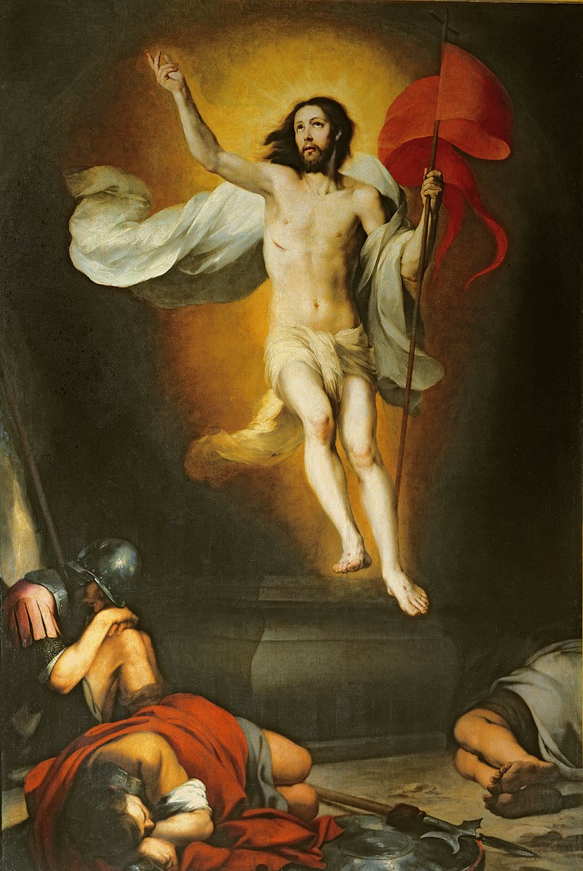 La resurrezione di Cristo, XVII secolo da Bartolomé Esteban Murillo
