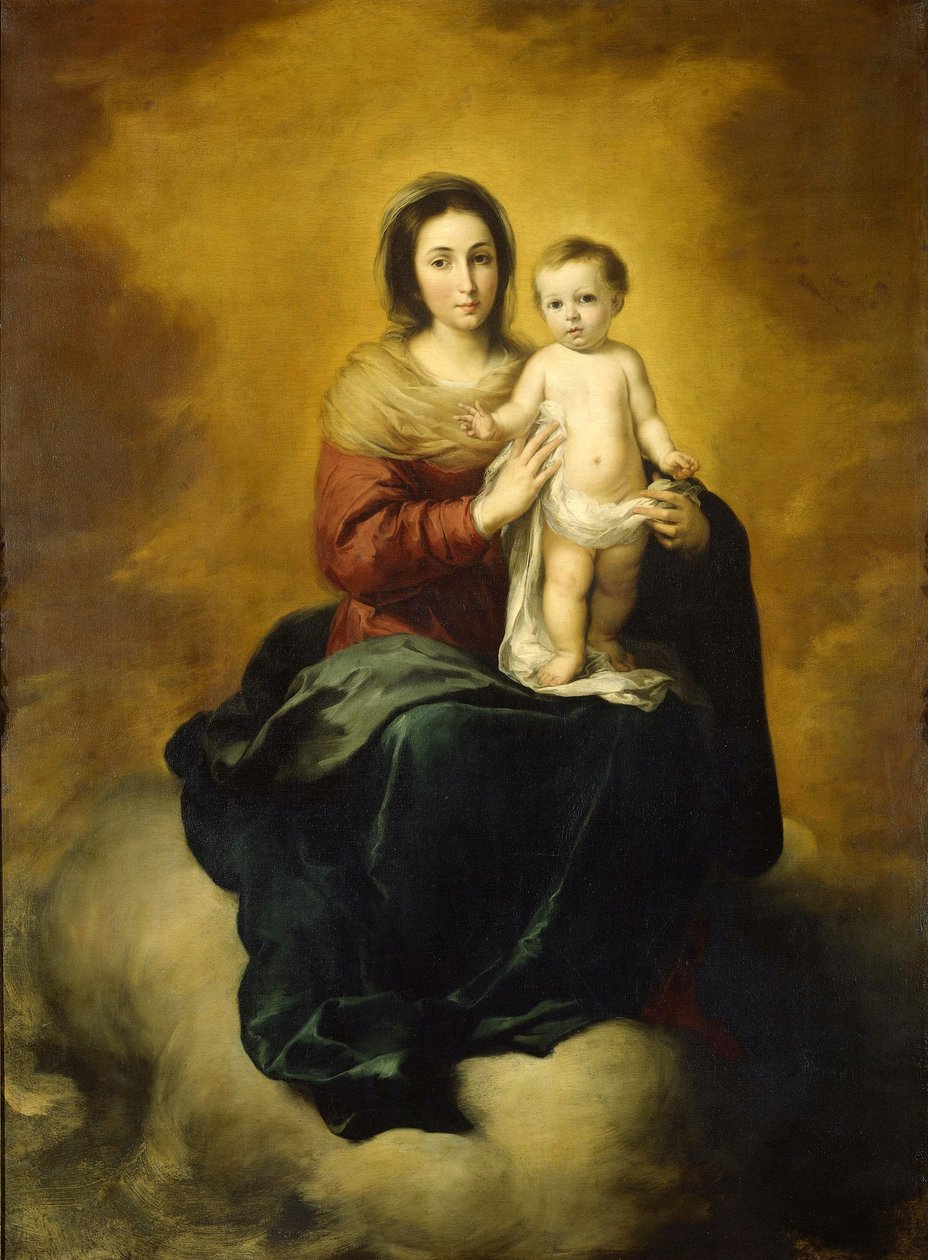 Vergine col Bambino da Bartolomé Esteban Murillo