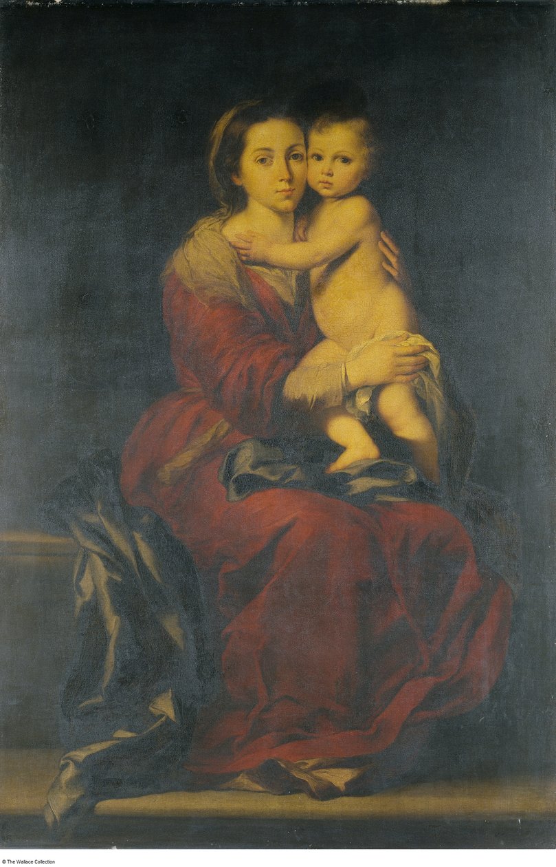 Dopo Bartolomé-Esteban Murillo - La Vergine con il Bambino, 1660 ca. - 1699 ca. da Bartolomé Esteban Murillo