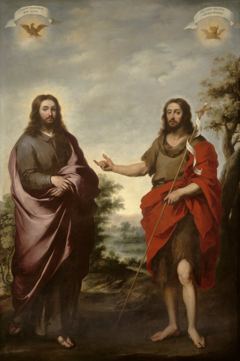 San Giovanni Battista che indica Cristo, c.1655 da Bartolomé Esteban Murillo