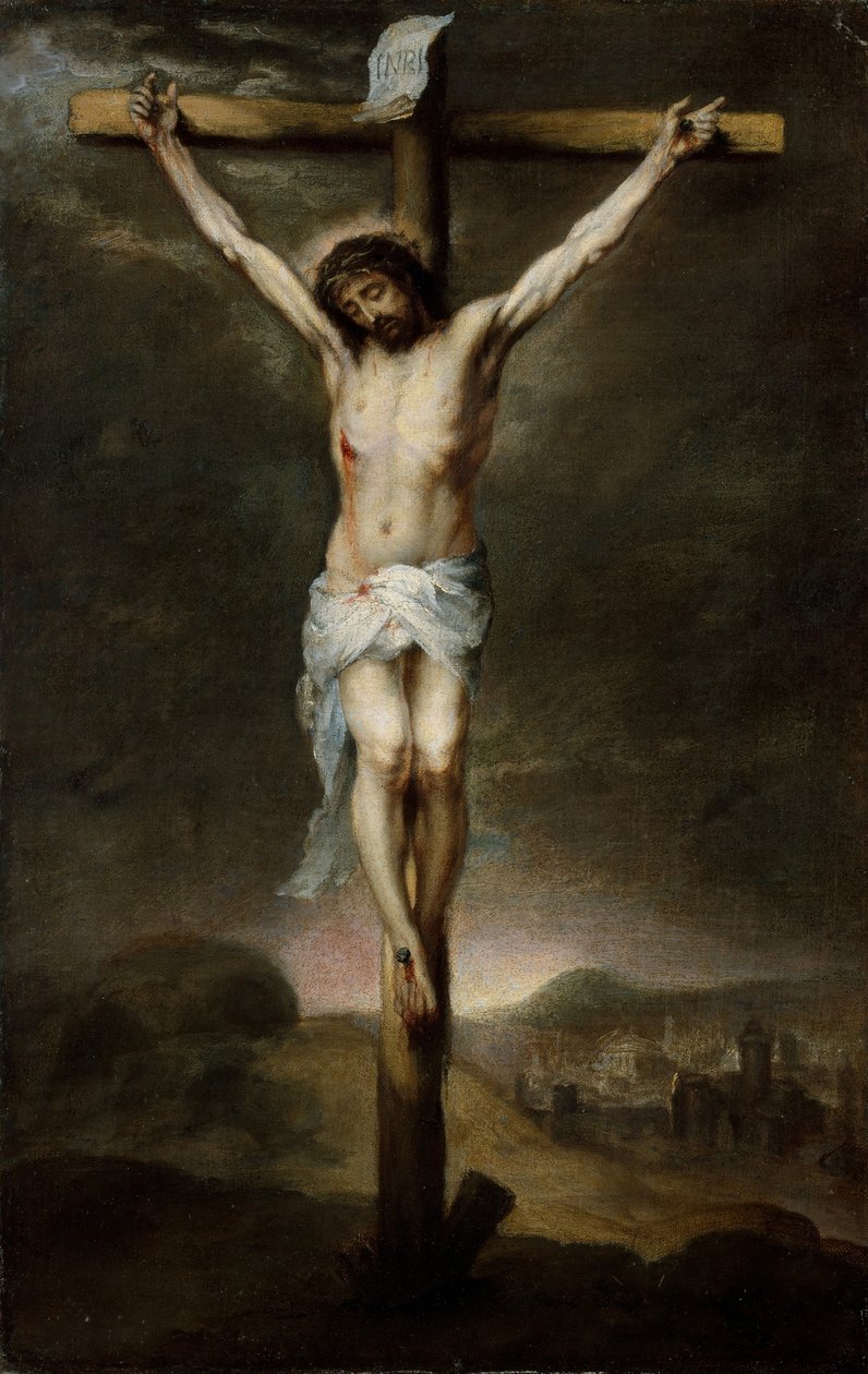La crocifissione, ca. 1675 da Bartolomé Esteban Murillo