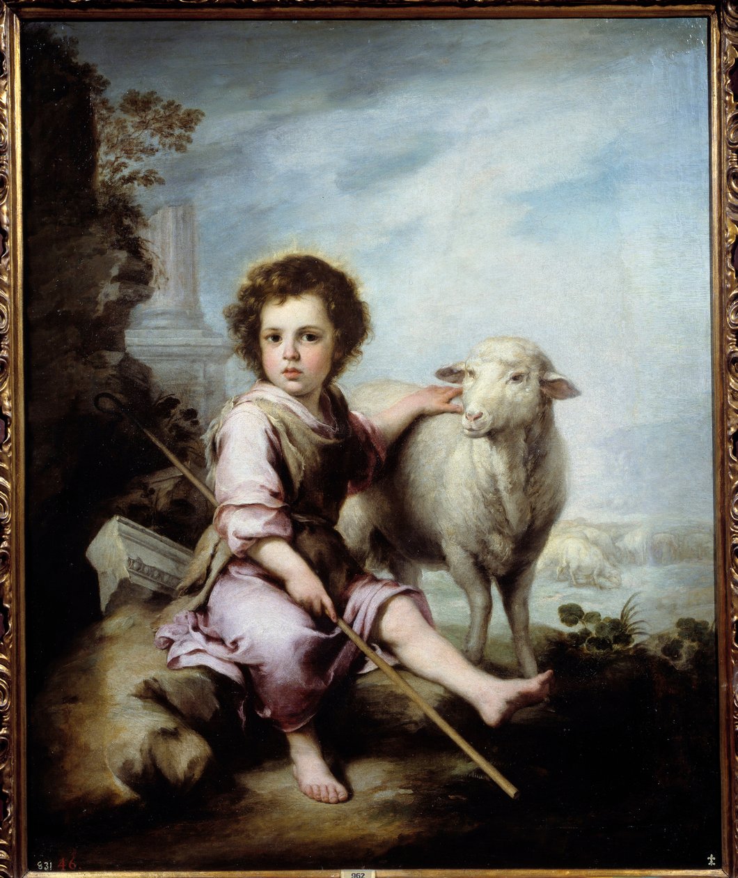 Il buon pastore Dipinto di Bartolomé Murillo (1618-1682) XVII secolo da Bartolomé Esteban Murillo