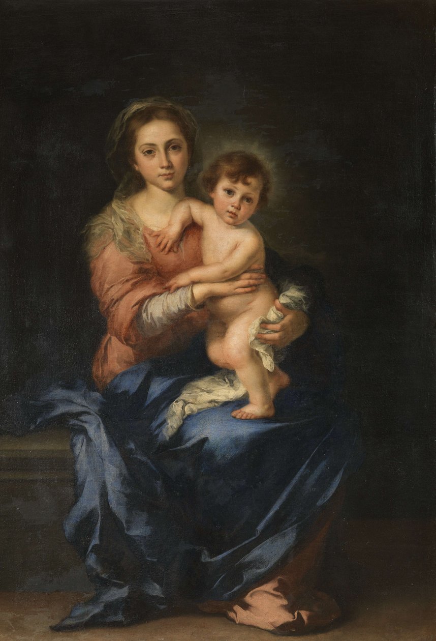 La Vergine e il Bambino, 1650 da Bartolomé Esteban Murillo
