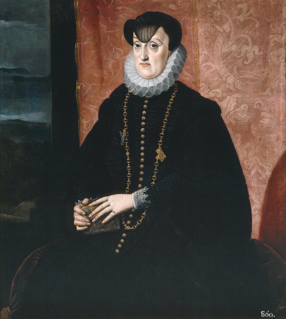 Inglese: Arciduchessa Maria di Baviera, Duchessa di Stiria da Bartolomé González y Serrano