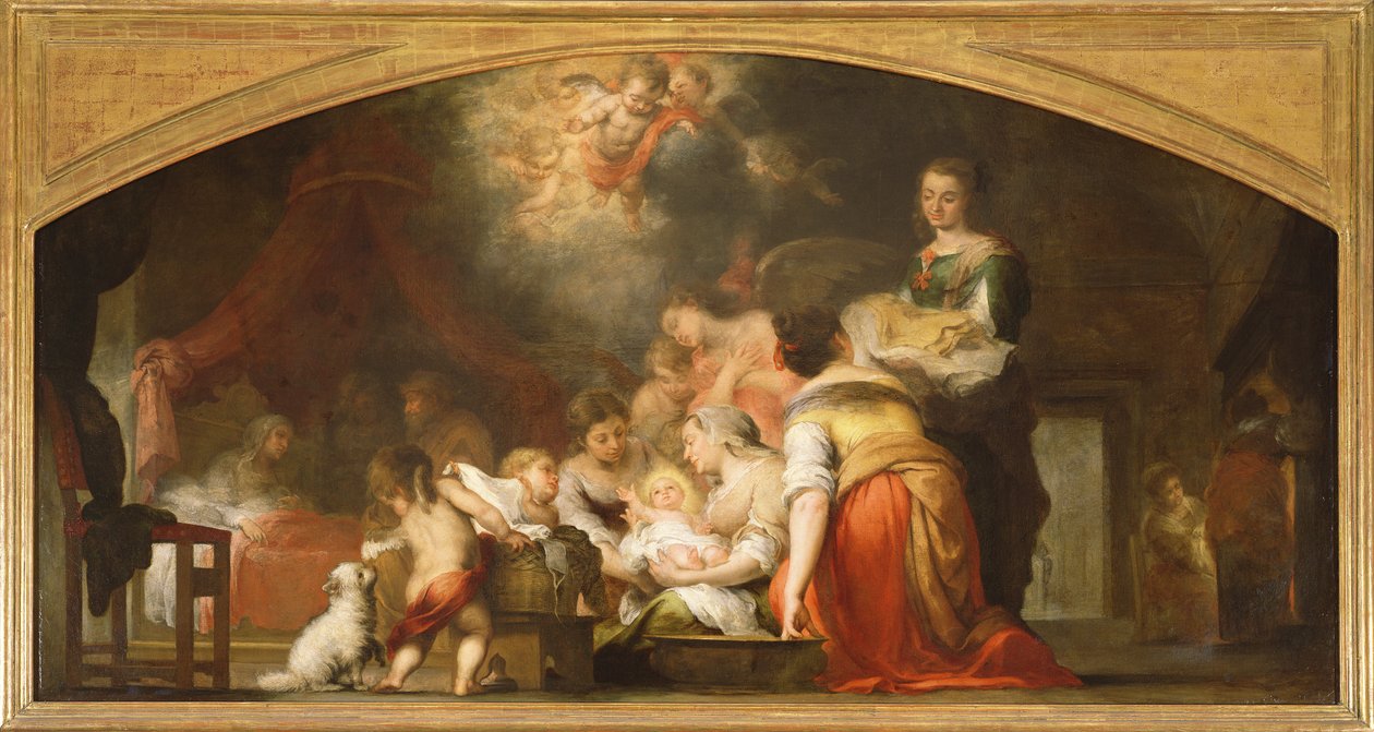 La nascita della Vergine, 1661 da Bartolomé Esteban Murillo