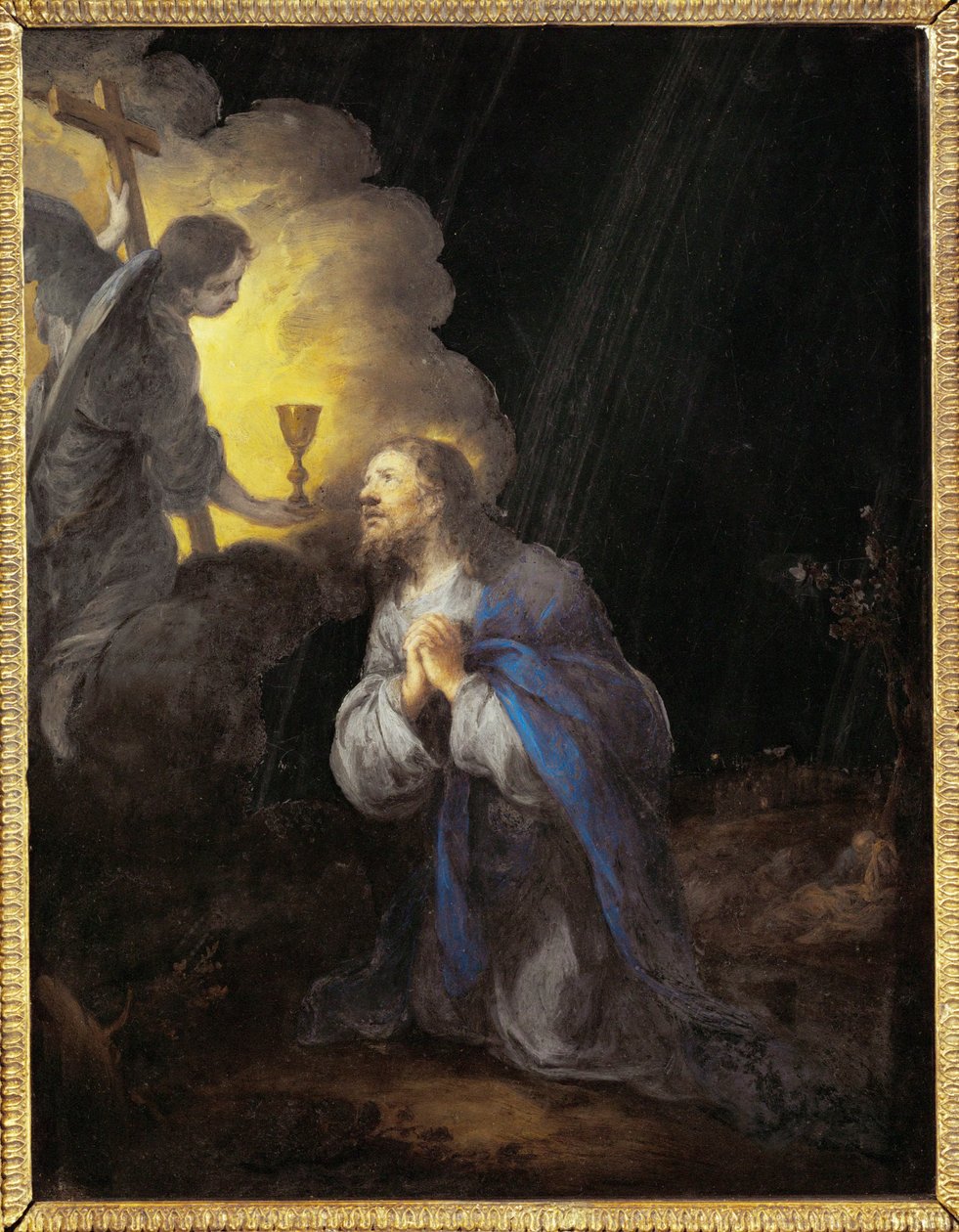 Le Christ au jardin des oliviers - Cristo nel giardino del Getsemani ... da Bartolome Esteban (school of) Murillo