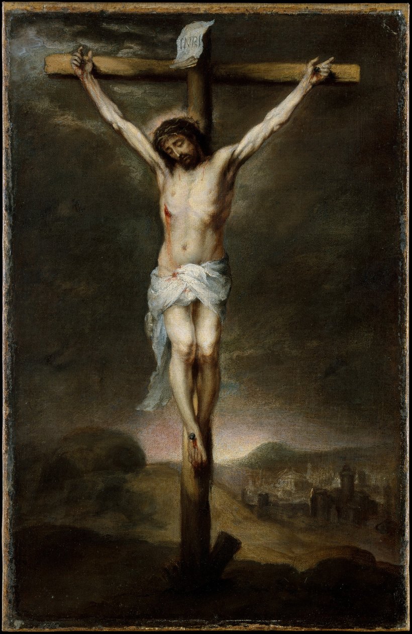 La crocifissione da Bartolomé Esteban Murillo