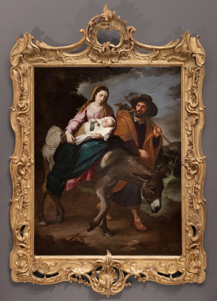 La fuga in Egitto, c.1647-50 da Bartolomé Esteban Murillo