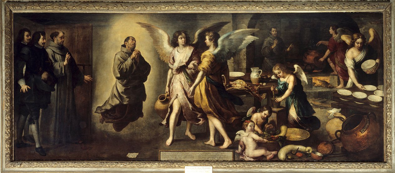 La cucina degli angeli rappresentazione del monaco francescano San Diego d