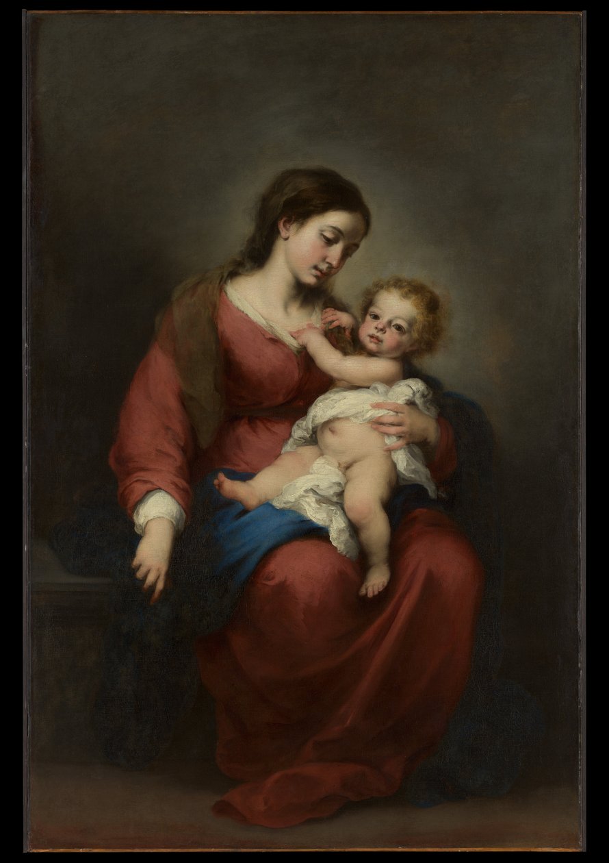 La Vergine con il Bambino da Bartolomé Esteban Murillo