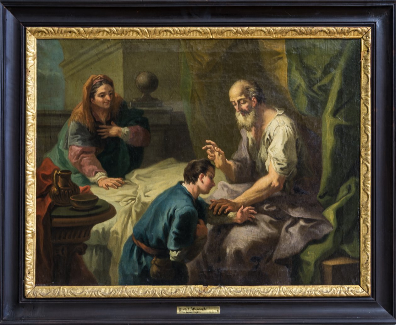 Isacco benedice Giacobbe da Bartolomeo Altomonte